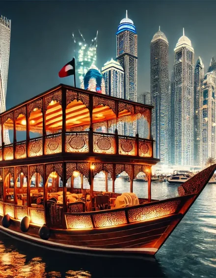 Dinner at Marina Dubai Dhow Cruise