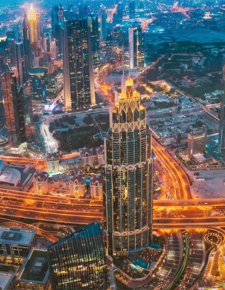Dubai beautiful night