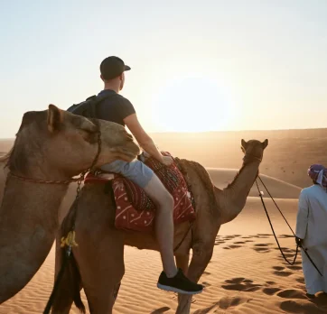 Dubai desert safari and camel ride
