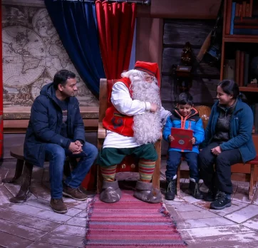 Meet Santa Claus at the Arctic Circle