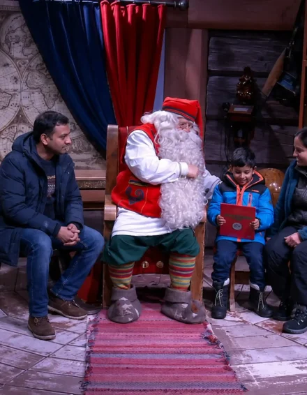 Meet Santa Claus at the Arctic Circle