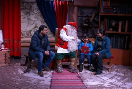Meet Santa Claus at the Arctic Circle