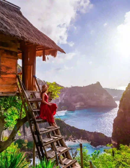 Rumah Pohon Tree House-Nusa Penida island-Bali-Indonesia