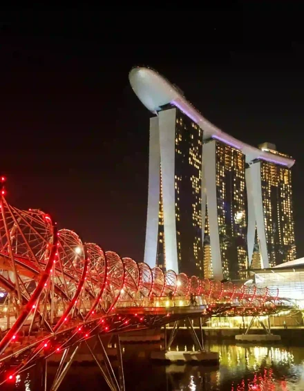 Singapore Marina Bay Sands Night
