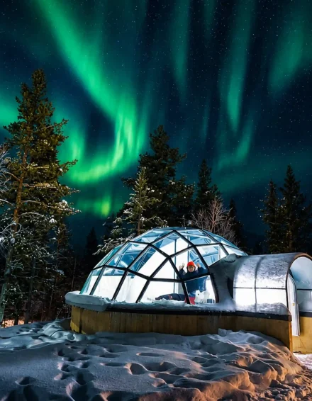 Stay in a glass igloo and watch the Northern Lights-4
