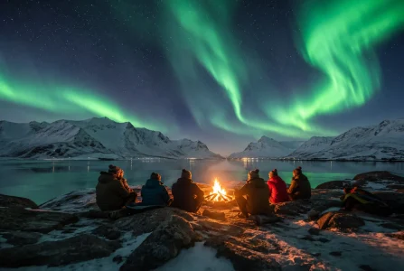 Tromso Aurora Hunt with Bonfire-1